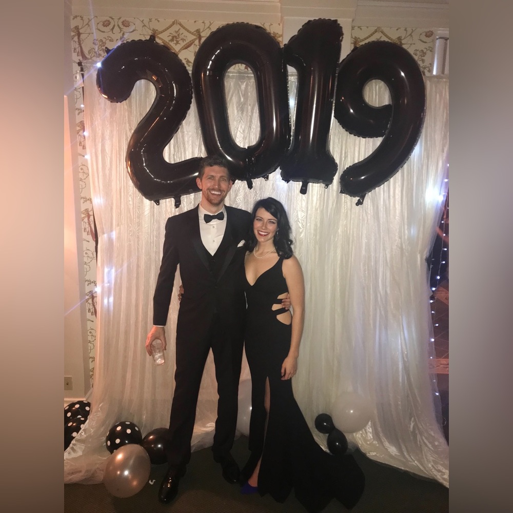 Zoey Grey Black Formal Dress